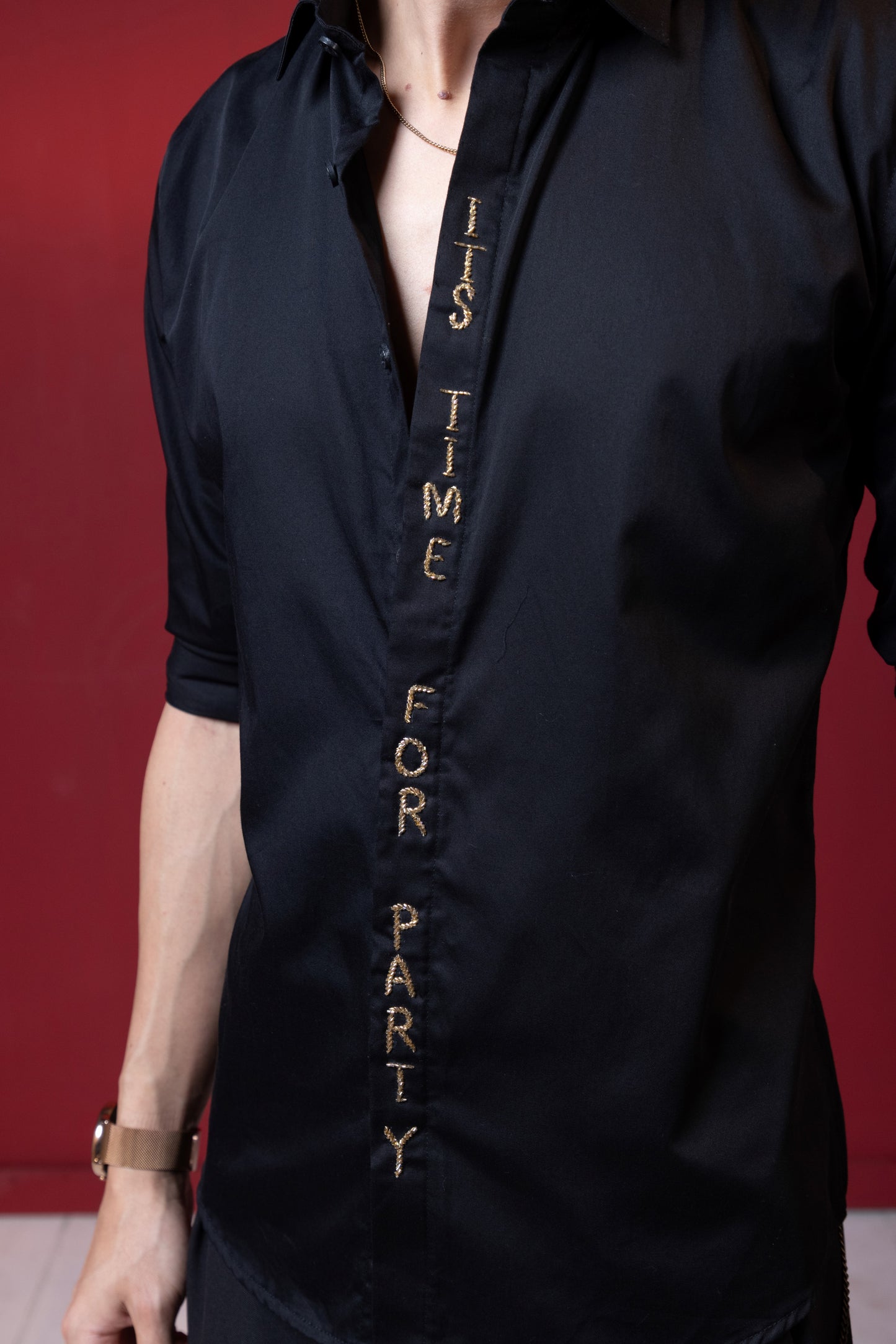 ITS TIME FOR PARTY EMBROIDERED PERFECTLY FOR A PARTY