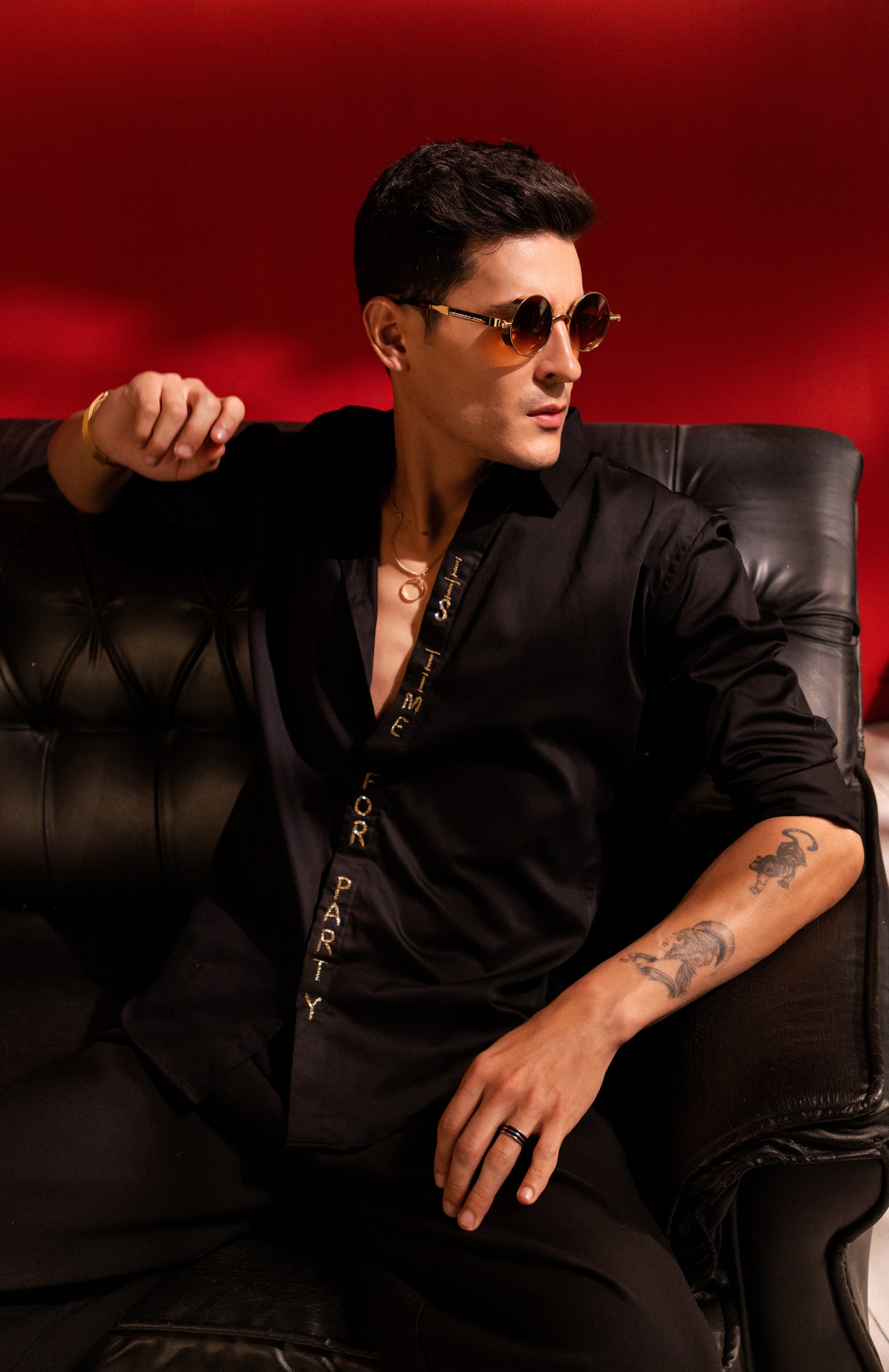 A PARTY WEAR SHIRT EMBROIDERED PERFECTLY FOR A SPECIAL OCASSION
