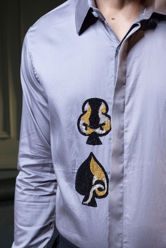 "CLUBS AND SPADES" PERFECT FOR A CASINO NIGHT