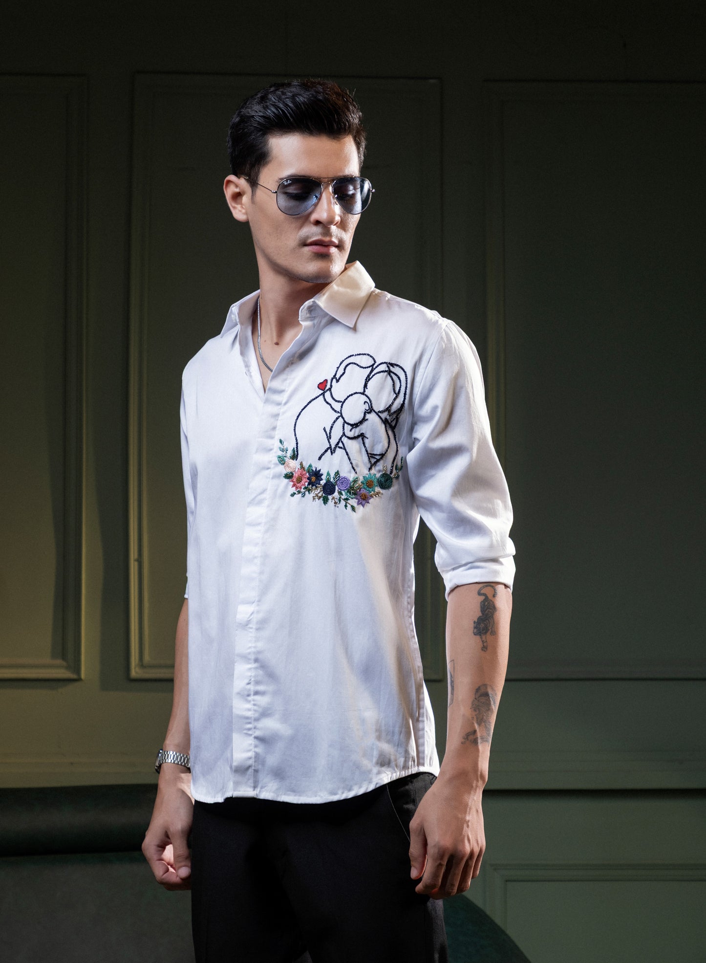 "FAMILY" EMROIDERED ON A SHIRT