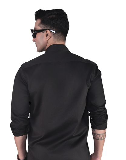 GUITAR EMBROIDERY ON SHIRT