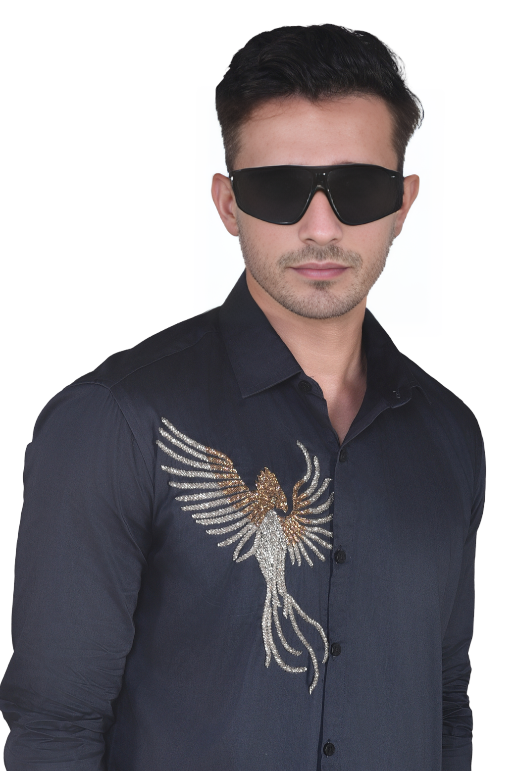ANGEL BIRD BEAUTIFULLY EMBROIDERED ON A SHIRT