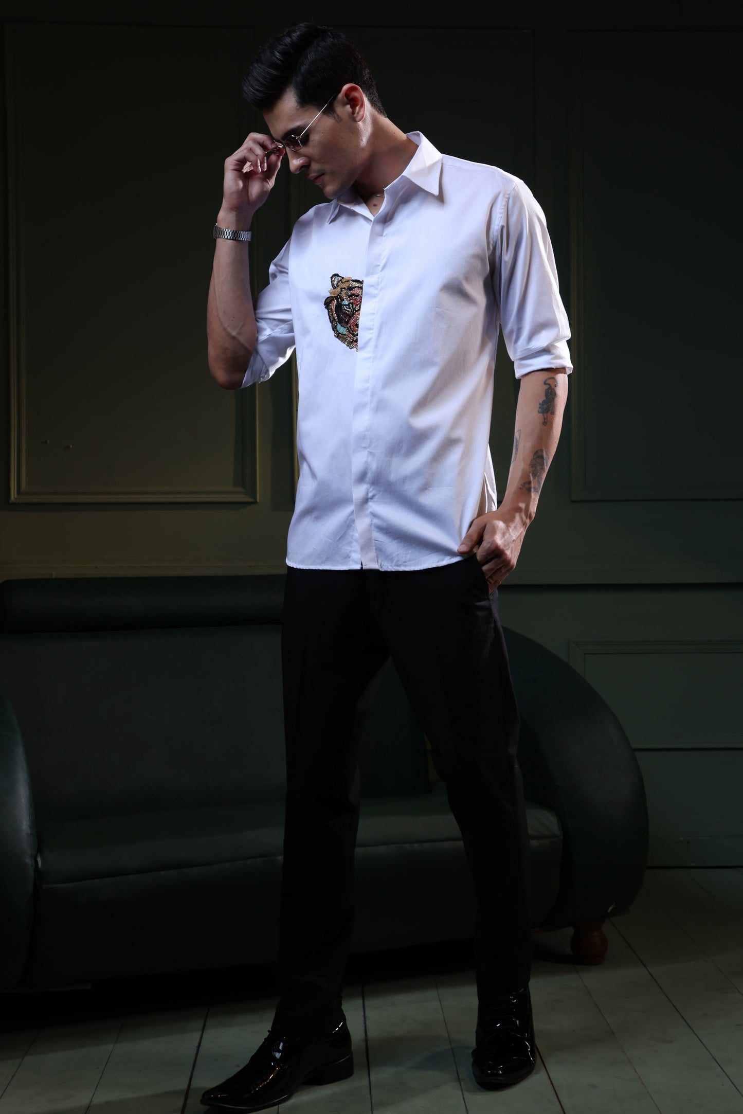 EMBROIDERY SHIRTS HANDMADE FOR CASUAL AND PARTY WEAR