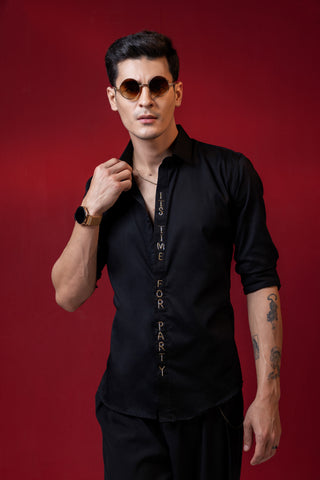 A PARTY WEAR SHIRT EMBROIDERED PERFECTLY FOR A SPECIAL OCASSION
